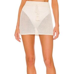 L SPACE COAST IS CLEAR SKIRT SWIM COVERUP XL